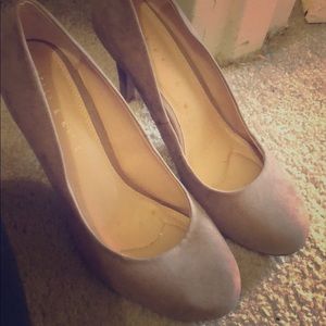 Suede Kelly and Katie pumps